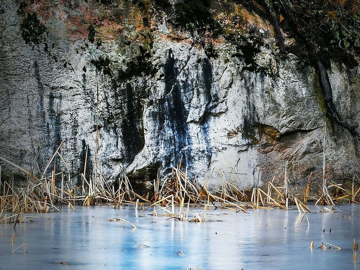 Cabana na floresta com vista para pesca nas montanhas